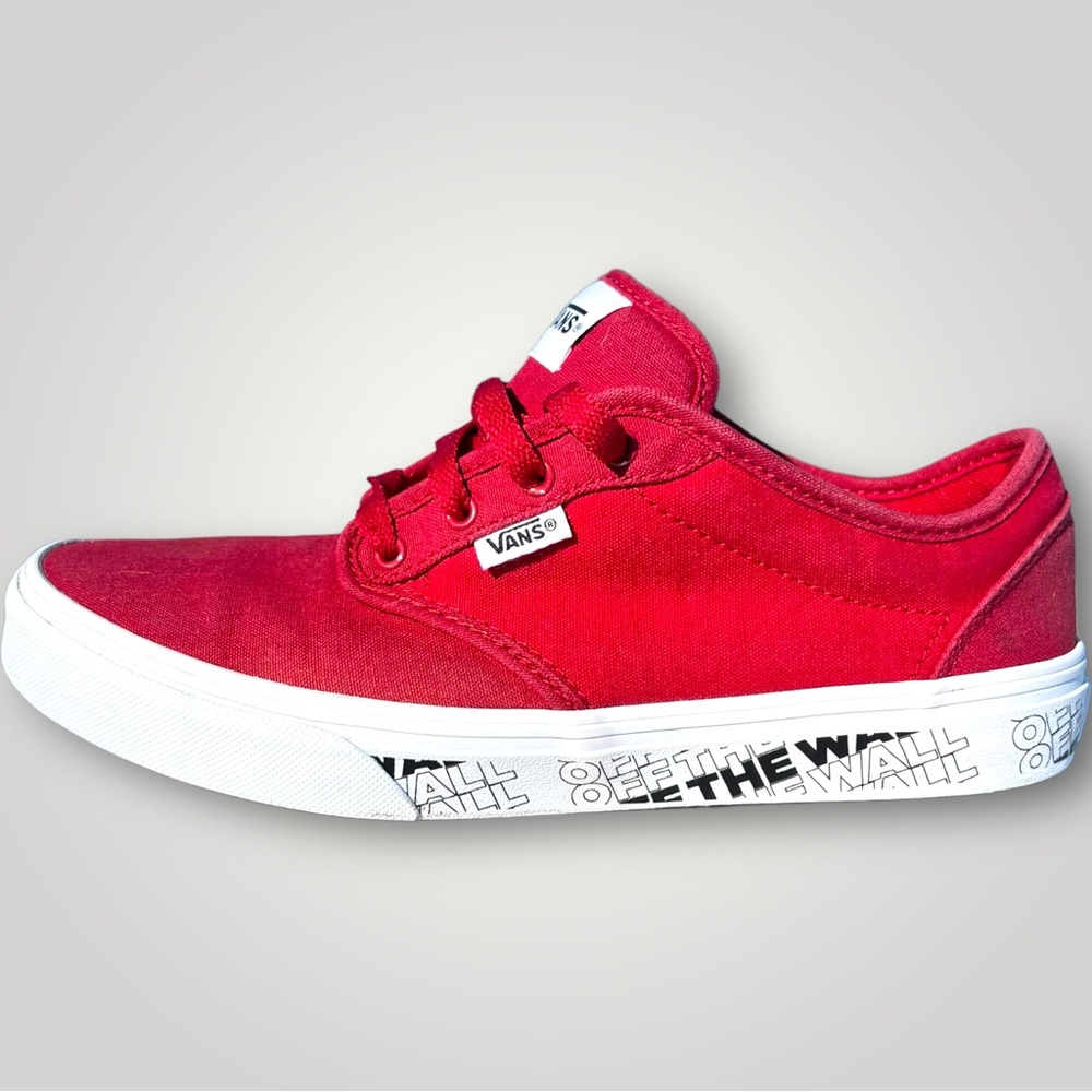 Unisex Red Vans Sneakers